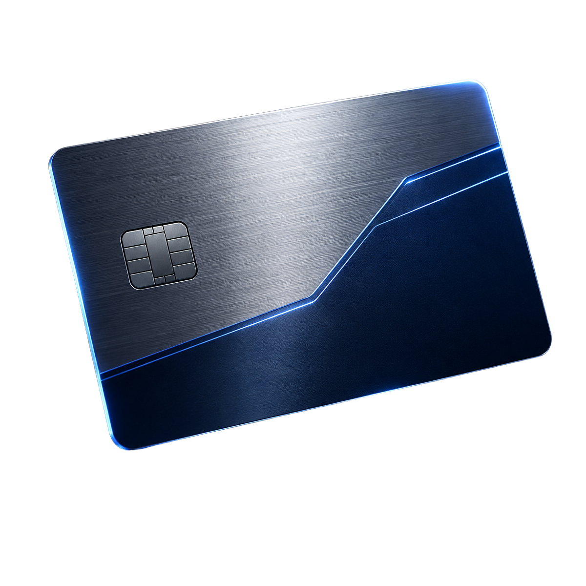 Premium metallic corporate bank card